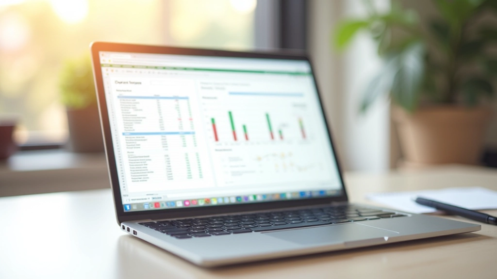 Planilha de Excel aberta com orçamento familiar mensal, cálculos automáticos e gráficos integrados